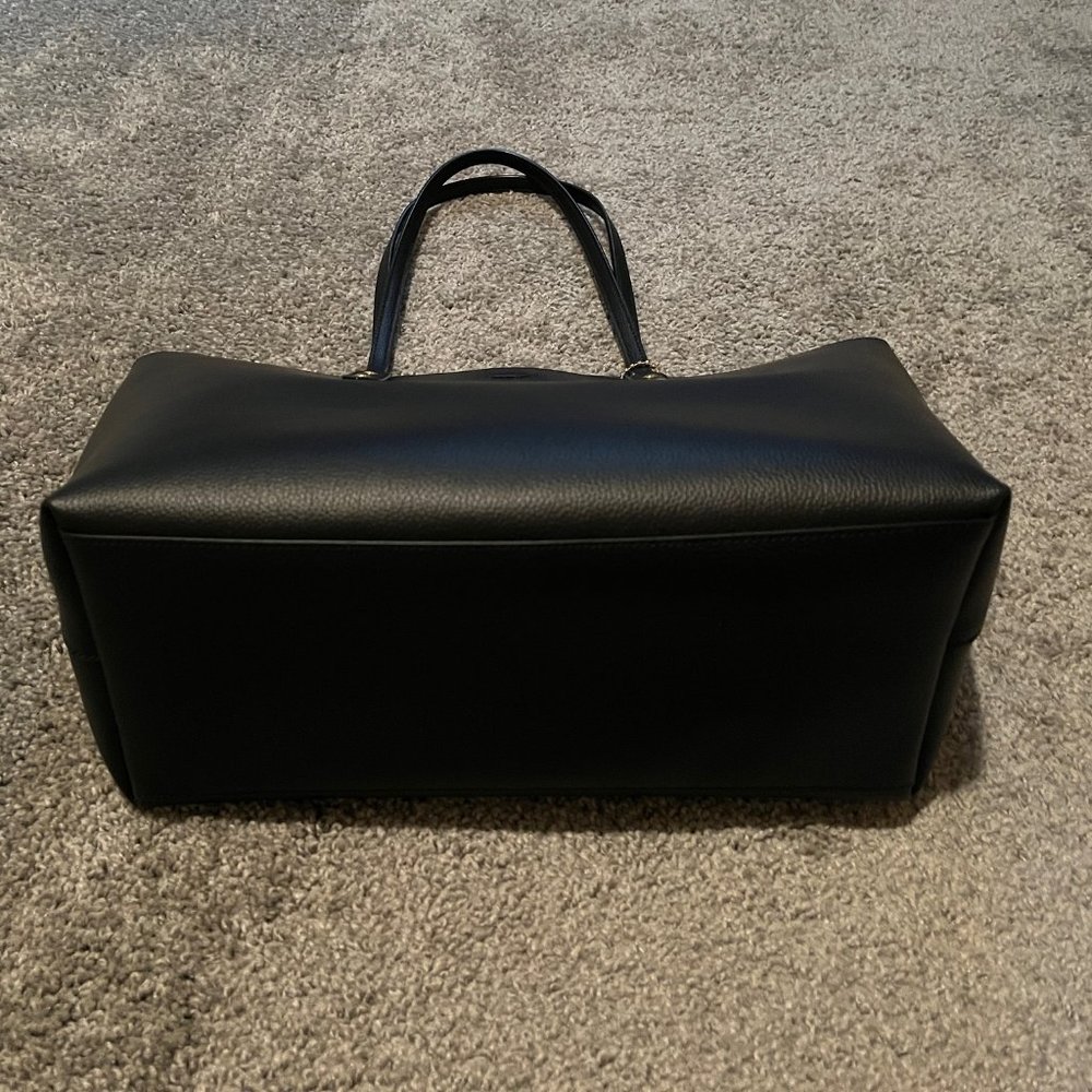 COACH Town Tote - Black Polished Pebble Leather - Picture 6 of 12